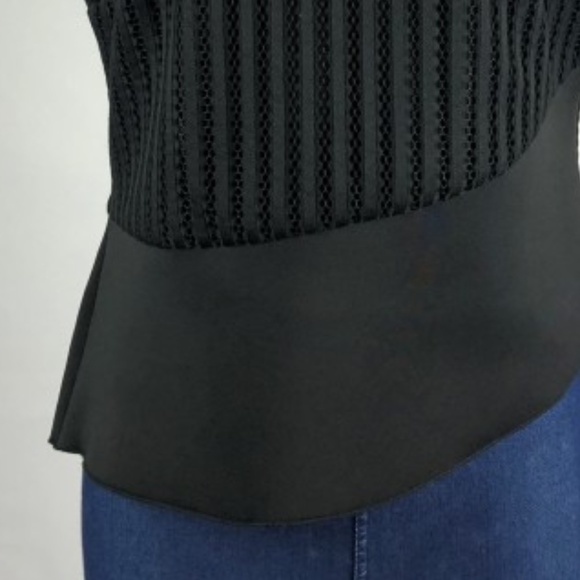 Samuel Dong Black Sleeveless Top Size L - Picture 4 of 4